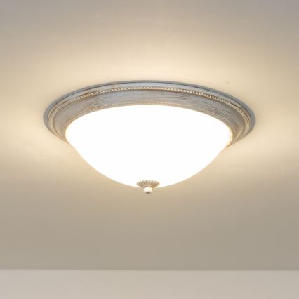 Brilagi - Griestu lampa CLASSIC 3xE27/60W/230V krēmkrāsa/patina