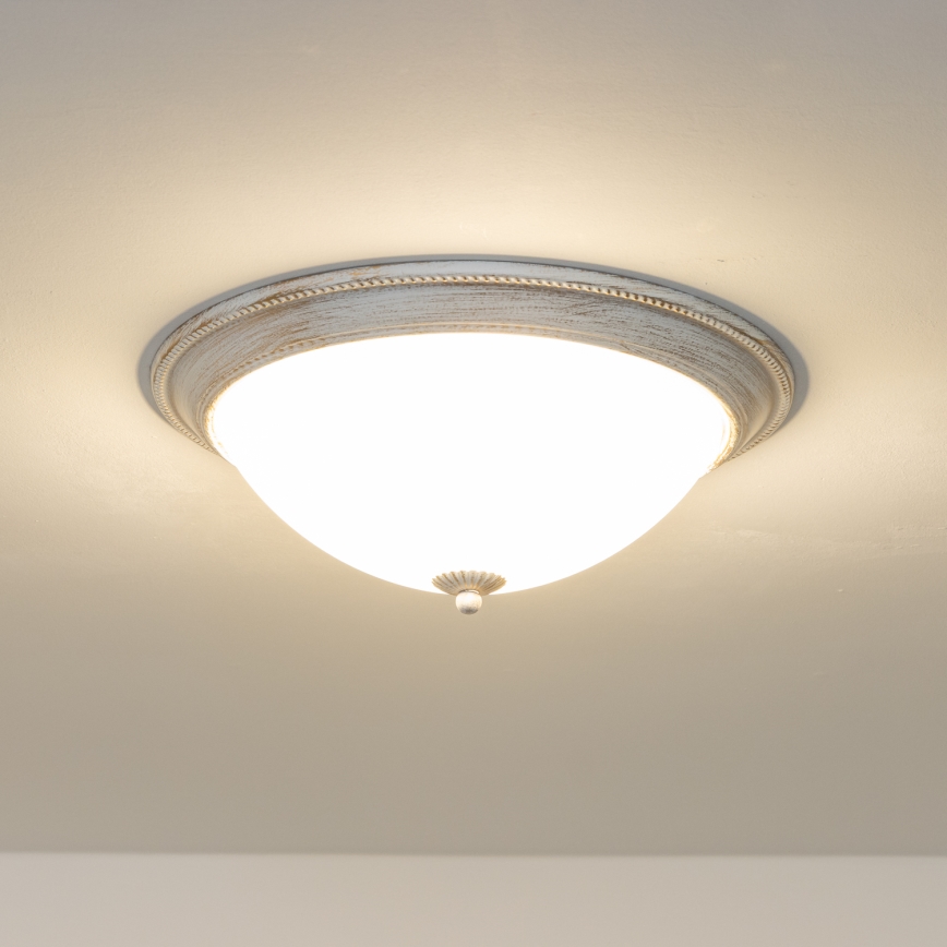 Brilagi - Griestu lampa CLASSIC 3xE27/60W/230V krēmkrāsa/patina