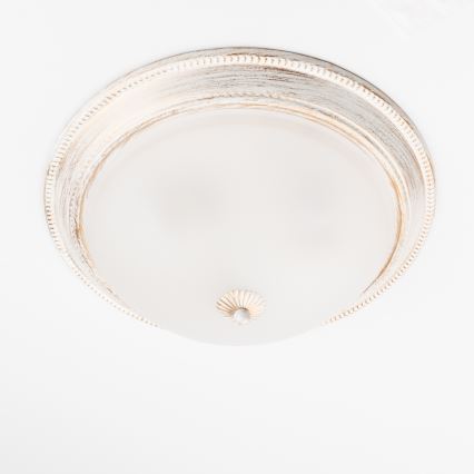 Brilagi - Griestu lampa CLASSIC 3xE27/60W/230V krēmkrāsa/patina