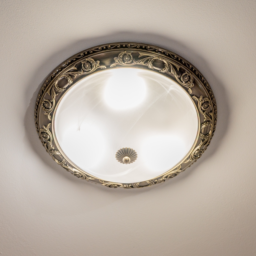 BRILAGI - Griestu lampa CLASSIC 3xE27/60W/230V misiņš