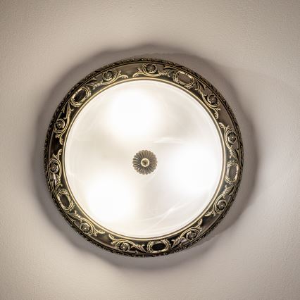BRILAGI - Griestu lampa CLASSIC 3xE27/60W/230V misiņš