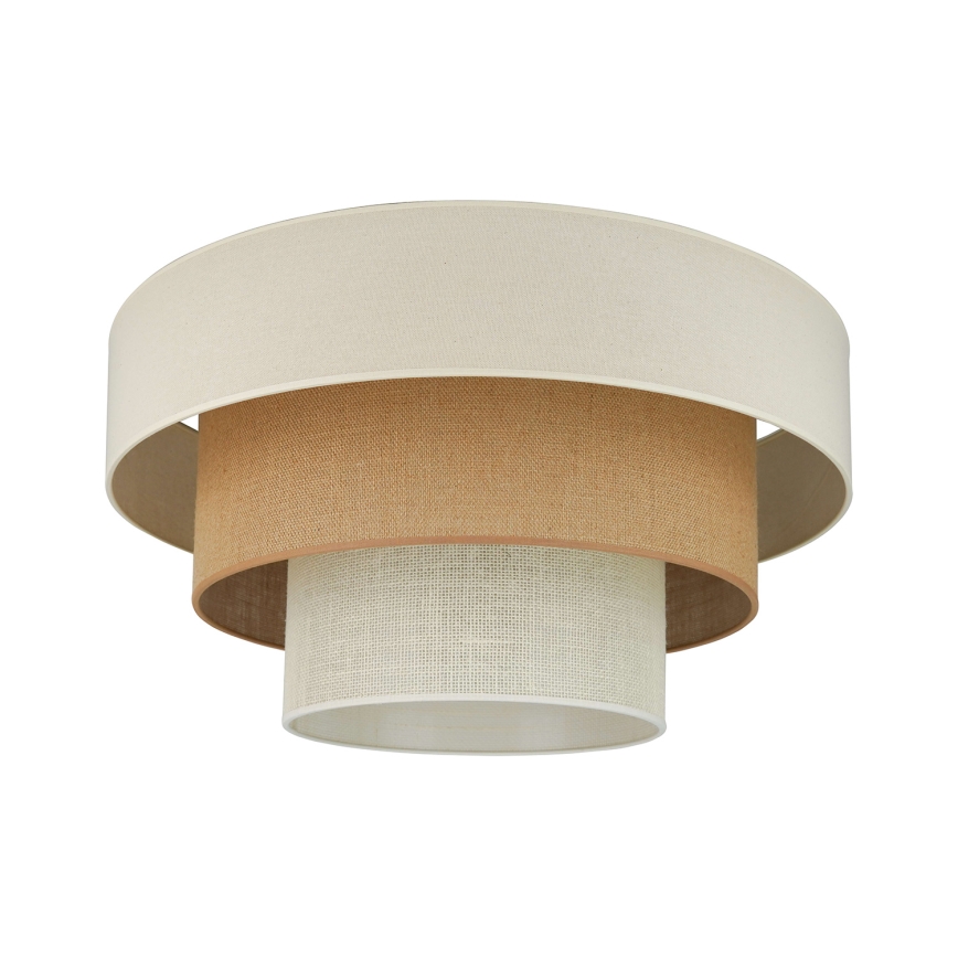 Brilagi-Griestu lampa DENVER LUNETA 1xE27/15W/230V d. 45 bēša/brūna/krēmkrāsa