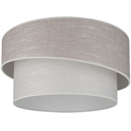Brilagi - Griestu lampa DOVER SHINE 1xE27/15W/230V d. 50 cm pelēka/krēmkrāsa