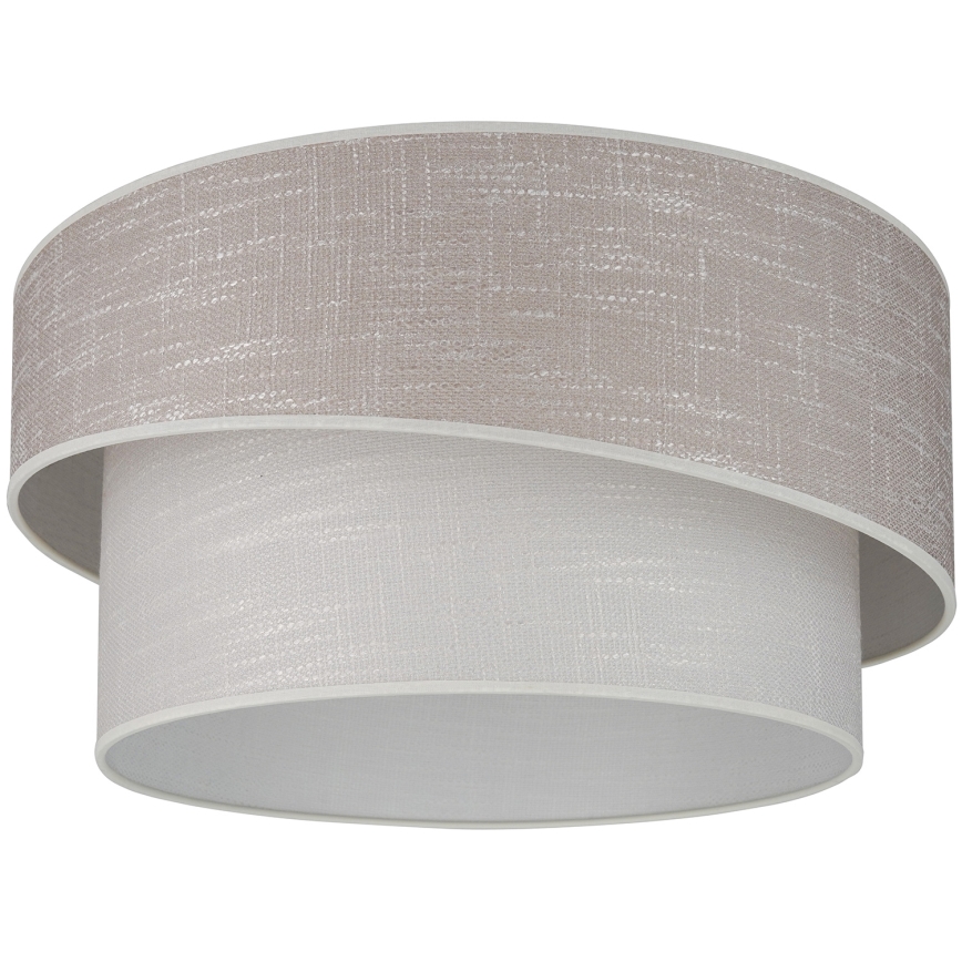 Brilagi - Griestu lampa DOVER SHINE 1xE27/15W/230V d. 50 cm pelēka/krēmkrāsa