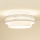 Brilagi - Griestu lampa DOVER SPACE LED/12W/230V d. 50 cm 3000K/4000K/6400K pelēka/krēmkrāsa