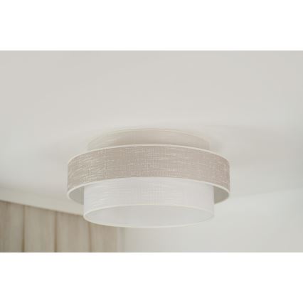 Brilagi - Griestu lampa DOVER SPACE LED/12W/230V d. 50 cm 3000K/4000K/6400K pelēka/krēmkrāsa