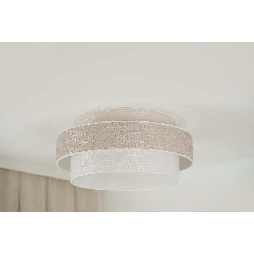 Brilagi - Griestu lampa DOVER SPACE LED/12W/230V d. 50 cm 3000K/4000K/6400K pelēka/krēmkrāsa
