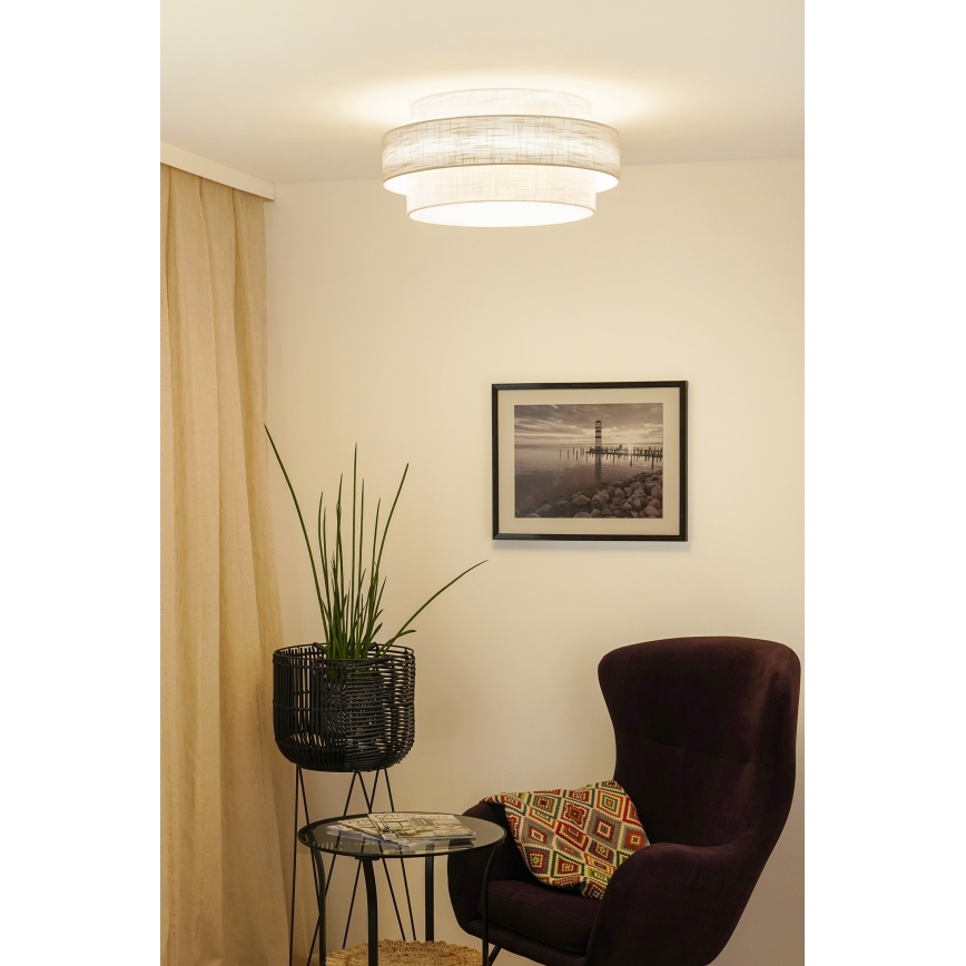 Brilagi - Griestu lampa DOVER SPACE LED/12W/230V diam. 50 cm 3000K/4000K/6400K pelēka/krēmkrāsa