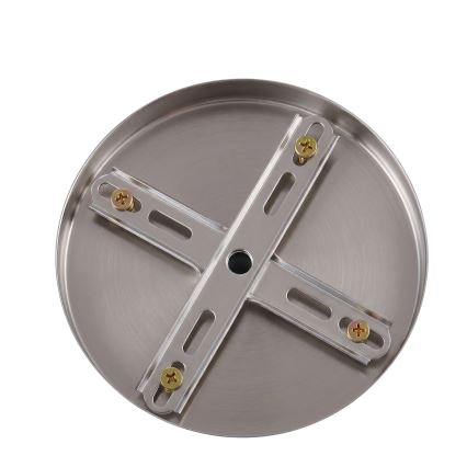 BRILAGI - Griestu lampa ECLIPSE 12xE14/10W/230V Ø 78 cm sudraba