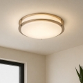 Brilagi - Griestu lampa ELARO 4xE27/40W/230V Ø 41 cm zeltaina