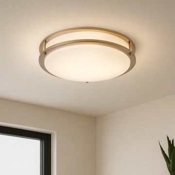 Brilagi - Griestu lampa ELARO 4xE27/40W/230V Ø 41 cm zeltaina