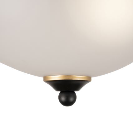 BRILAGI - Griestu lampa FRESCO 2xE27/40W/230V Ø 28 cm melna/zelta
