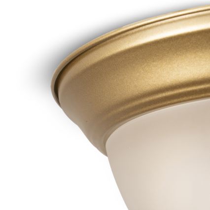 BRILAGI - Griestu lampa FRESCO 2xE27/40W/230V Ø 28 cm zelta