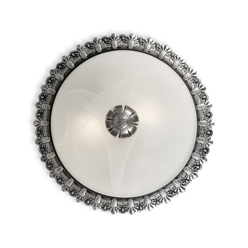 BRILAGI - Griestu lampa FRESCO 2xE27/40W/230V Ø 30 cm sudraba