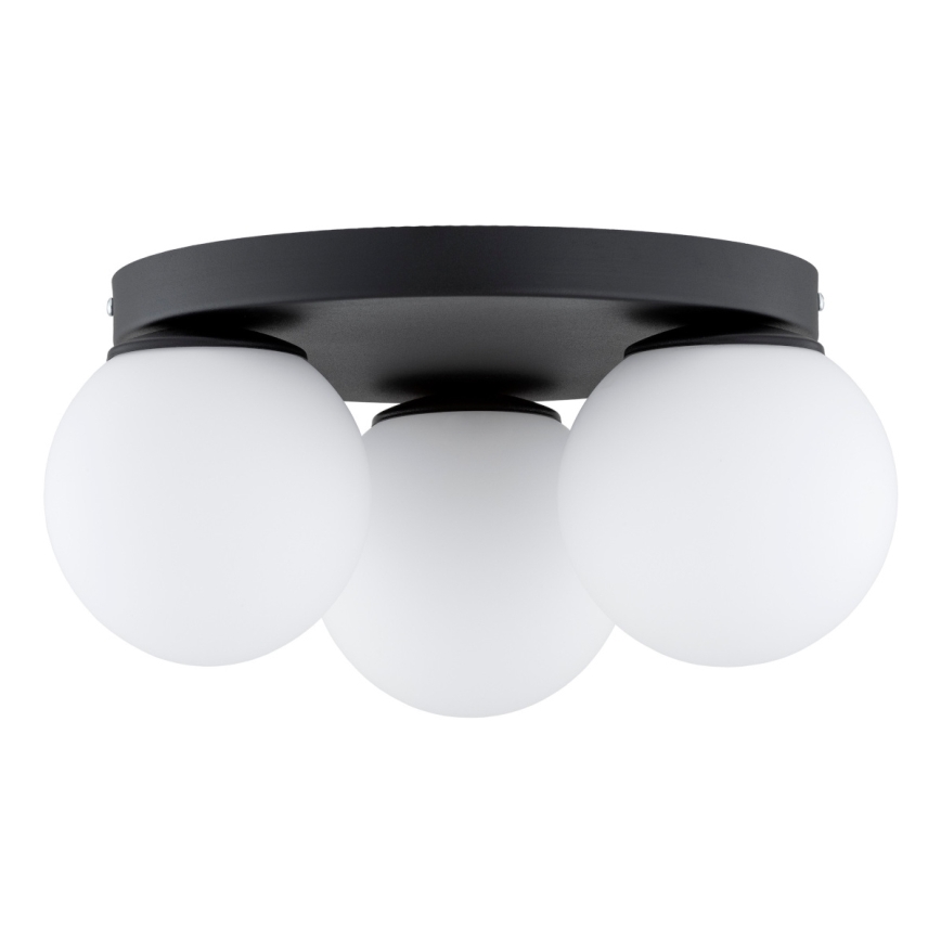 BRILAGI - Griestu lampa MILO 3xE27/60W/230V Ø 35 cm melna