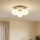 Brilagi - Griestu lampa MILO ECRU 1xE27/60W/230V Ø 15 cm bēša/zelta