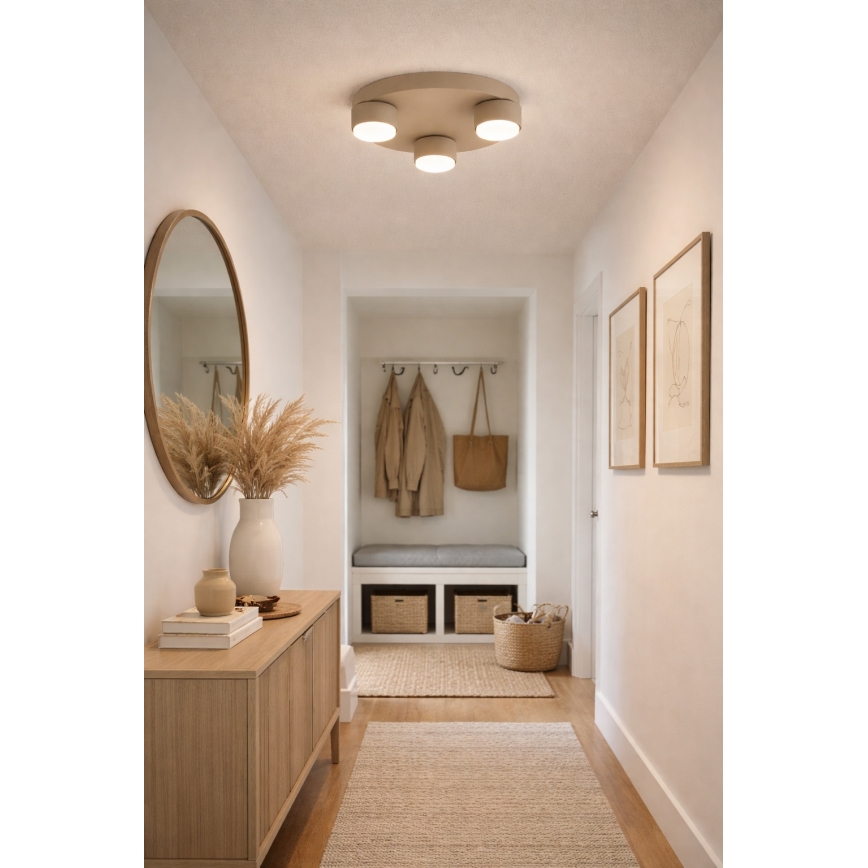 Brilagi - griestu lampa MONO 3x GX53, 12 W, 230 V, Ø 30 cm, bēša