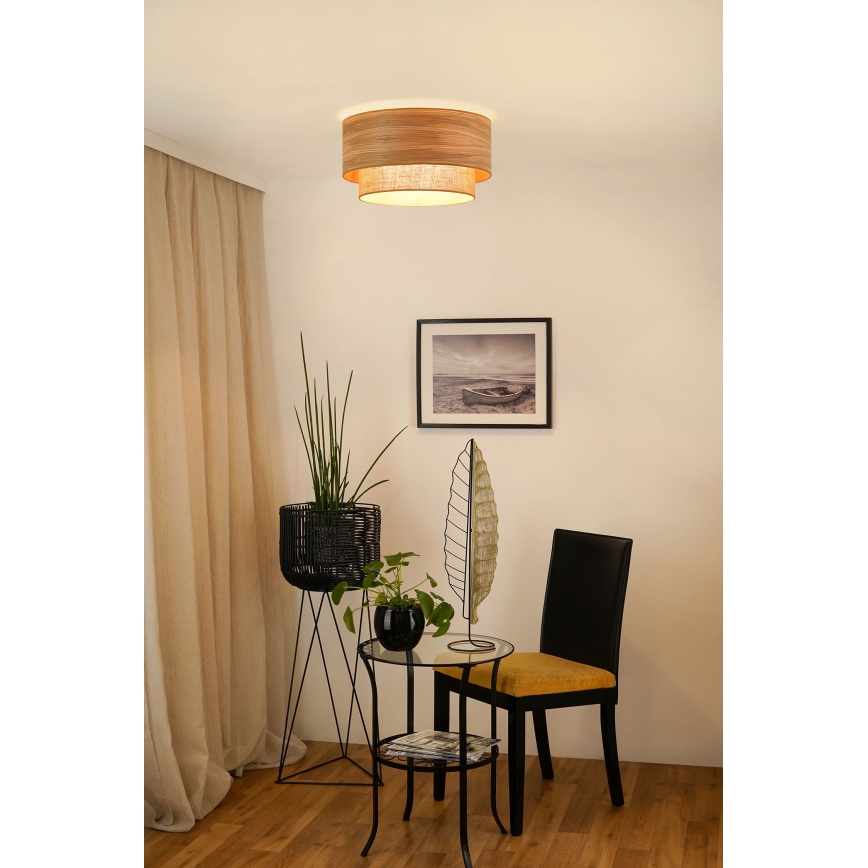 Brilagi - Griestu lampa MONTANA BOHO 1xE27/15W/230V d. 45 cm brūna