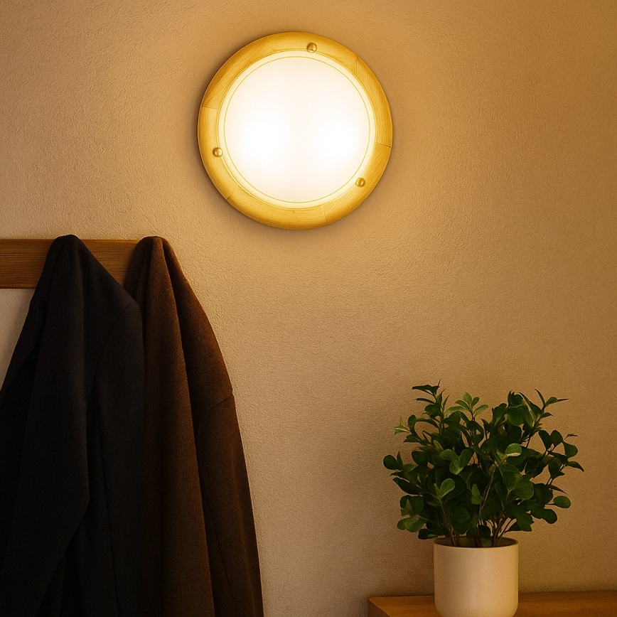 Brilagi - griestu lampa ORBIS 1xE27/60W/230V, Ø 30 cm, priedes apdare