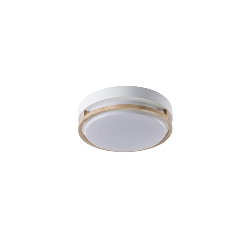 Brilagi - Griestu lampa ORINO 2xE27/40W/230V Ø 27 cm balta/ozols