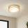 Brilagi - Griestu lampa ORINO 2xE27/40W/230V Ø 27 cm zelta/ozols