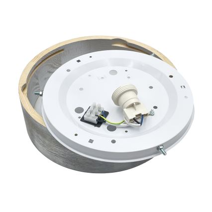 Brilagi - Griestu lampa PINO 1xE27/15W/230V priede/sudraba krāsā Ø 27,5 cm