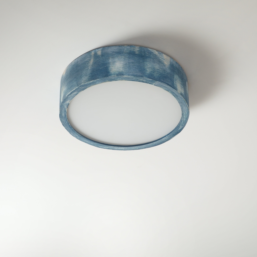 Brilagi - Griestu lampa PINO 1xE27/15W/230V priede/zila Ø 27,5 cm