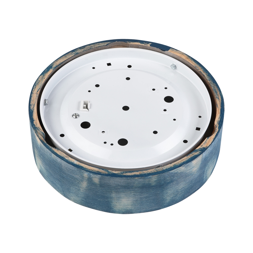 Brilagi - Griestu lampa PINO 1xE27/15W/230V priede/zila Ø 27,5 cm