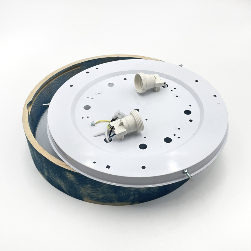 Brilagi - Griestu lampa PINO 2xE27/15W/230V priede/zila Ø 37,5 cm