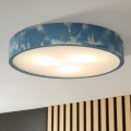 BRILAGI - Griestu lampa PINO 3xE27/15W/230V priede/zila Ø 47,5 cm