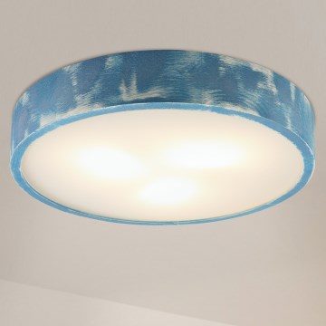 Brilagi - Griestu lampa PINO 3xE27/15W/230V priede/zila Ø 47,5 cm