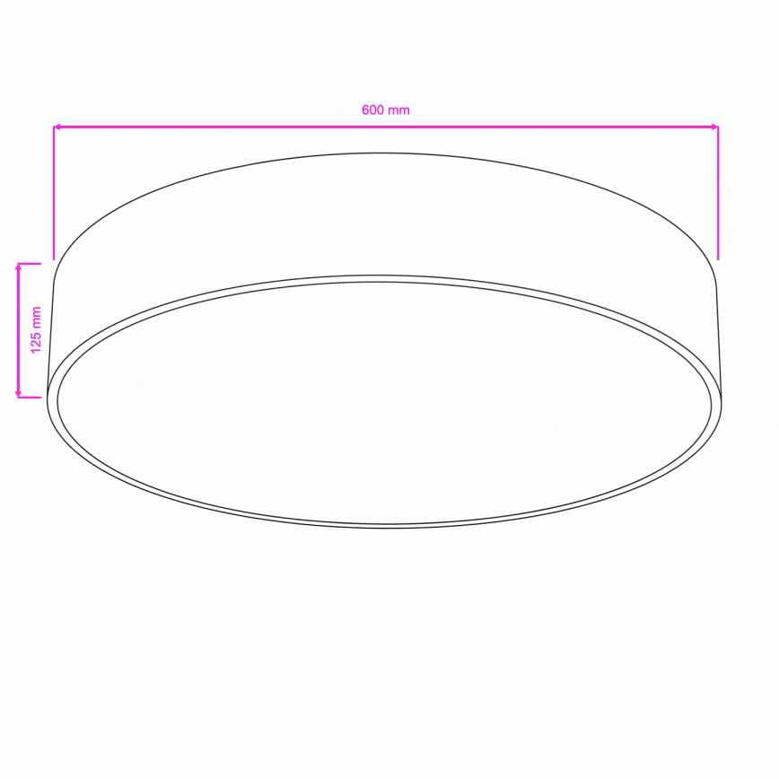 BRILAGI - Griestu lampa POOL 5xE27/15W/230V Ø 60 cm IP54 bēšs