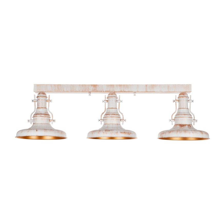Brilagi - Griestu lampa PYRONIC 3xE27/40W/230V krēmkrāsa/patina