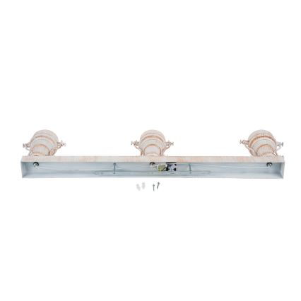 Brilagi - Griestu lampa PYRONIC 3xE27/40W/230V krēmkrāsa/patina