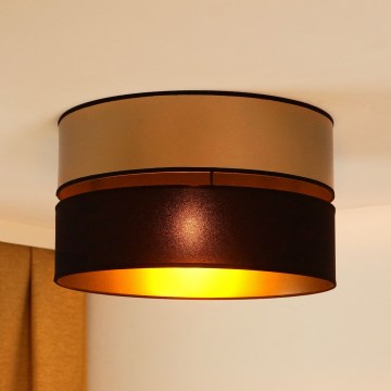 Brilagi - Griestu lampa ROYAL 1xE27/15W/230V d. 40 cm melna/zelta
