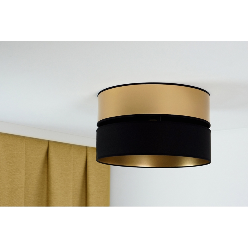 Brilagi - Griestu lampa ROYAL 1xE27/15W/230V d. 40 cm melna/zelta