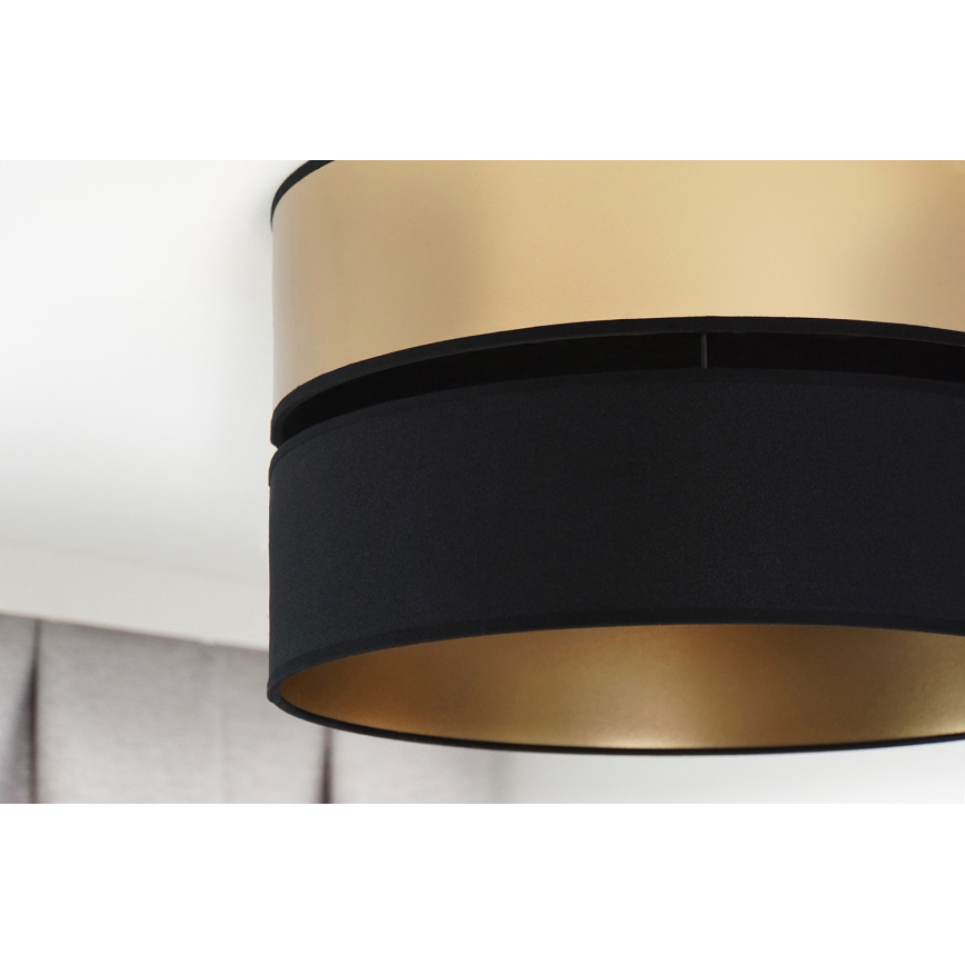 Brilagi - Griestu lampa ROYAL 1xE27/15W/230V d. 40 cm melna/zelta