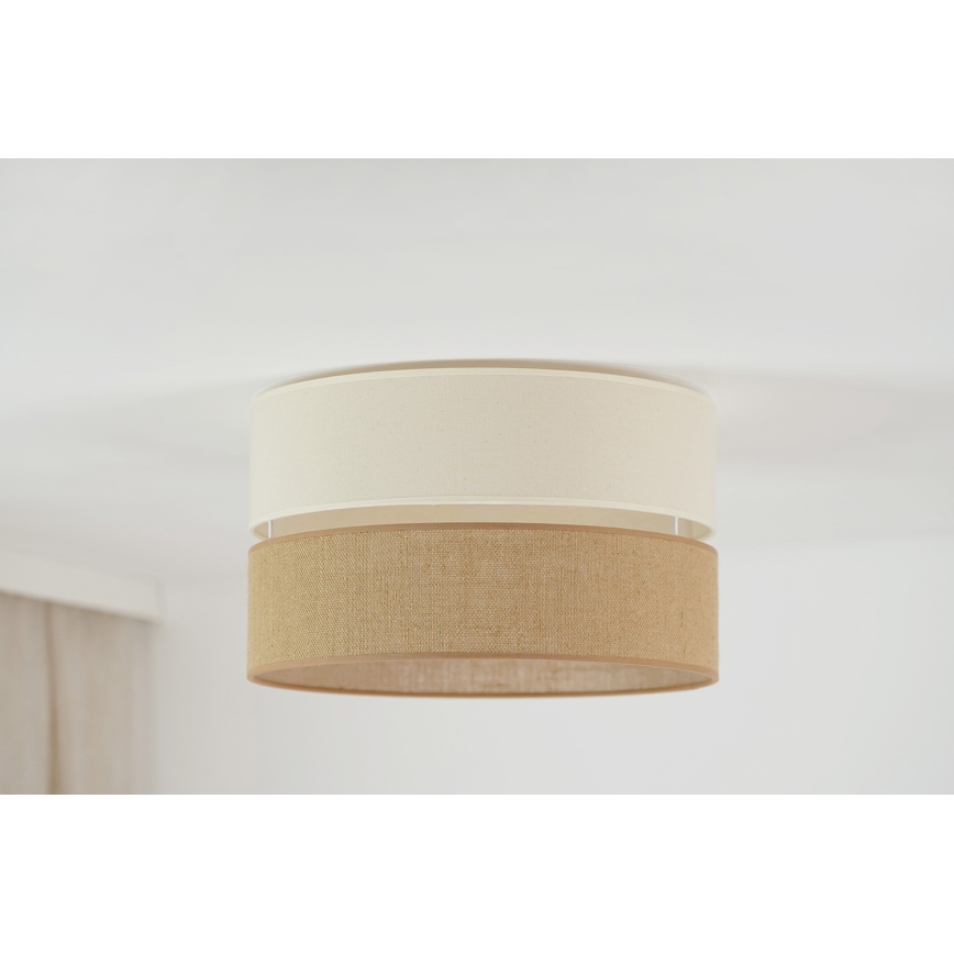 Brilagi - Griestu lampa ROYAL YUTE 1xE27/15W/230V d. 40 cm bēša/krēmkrāsa