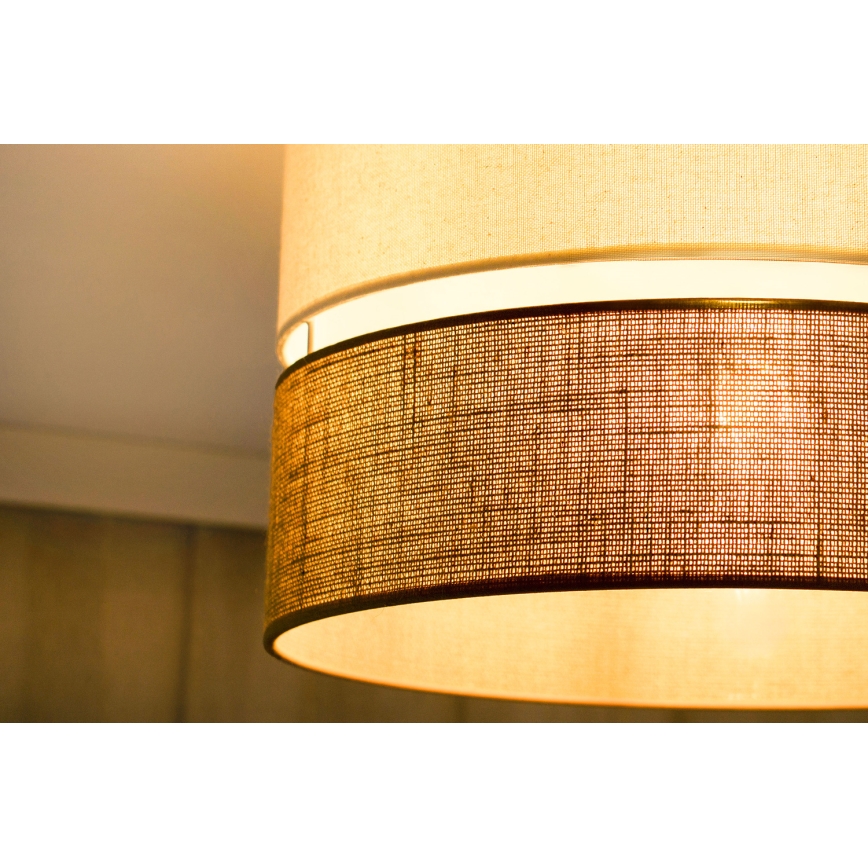 Brilagi - Griestu lampa ROYAL YUTE 1xE27/15W/230V d. 40 cm bēša/krēmkrāsa