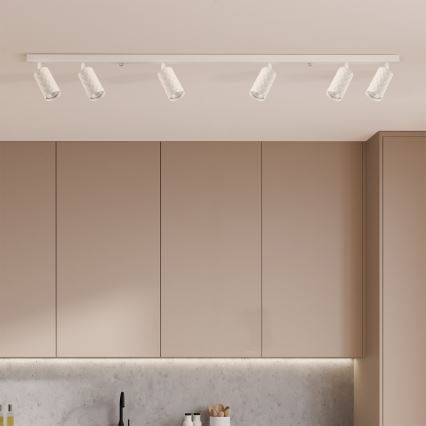 Brilagi - Griestu lampa SELE DIAMANT 6xGU10/30W/230V balta