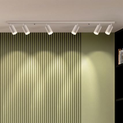 Brilagi - Griestu lampa SELE DIAMANT 6xGU10/30W/230V balta