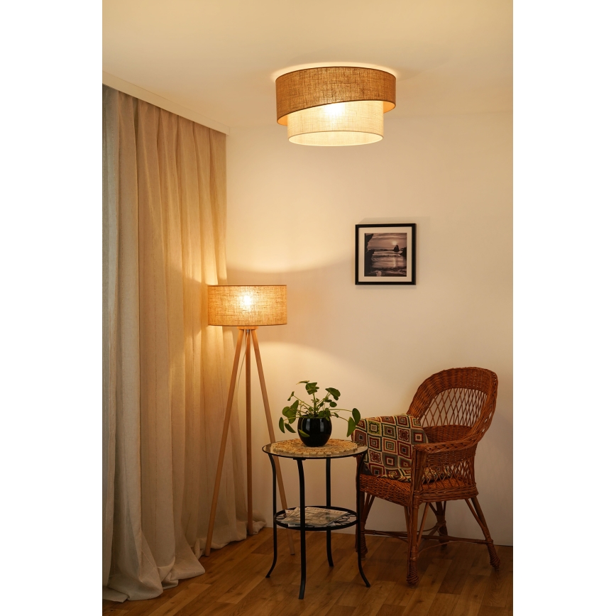 Brilagi - Griestu lampa SHINE 1xE27/15W/230V d. 50 cm bēša/krēmkrāsa