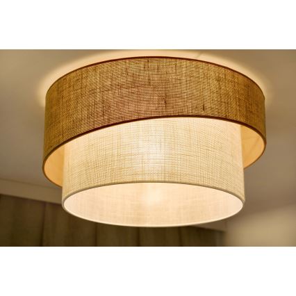 Brilagi - Griestu lampa SHINE 1xE27/15W/230V d. 50 cm bēša/krēmkrāsa