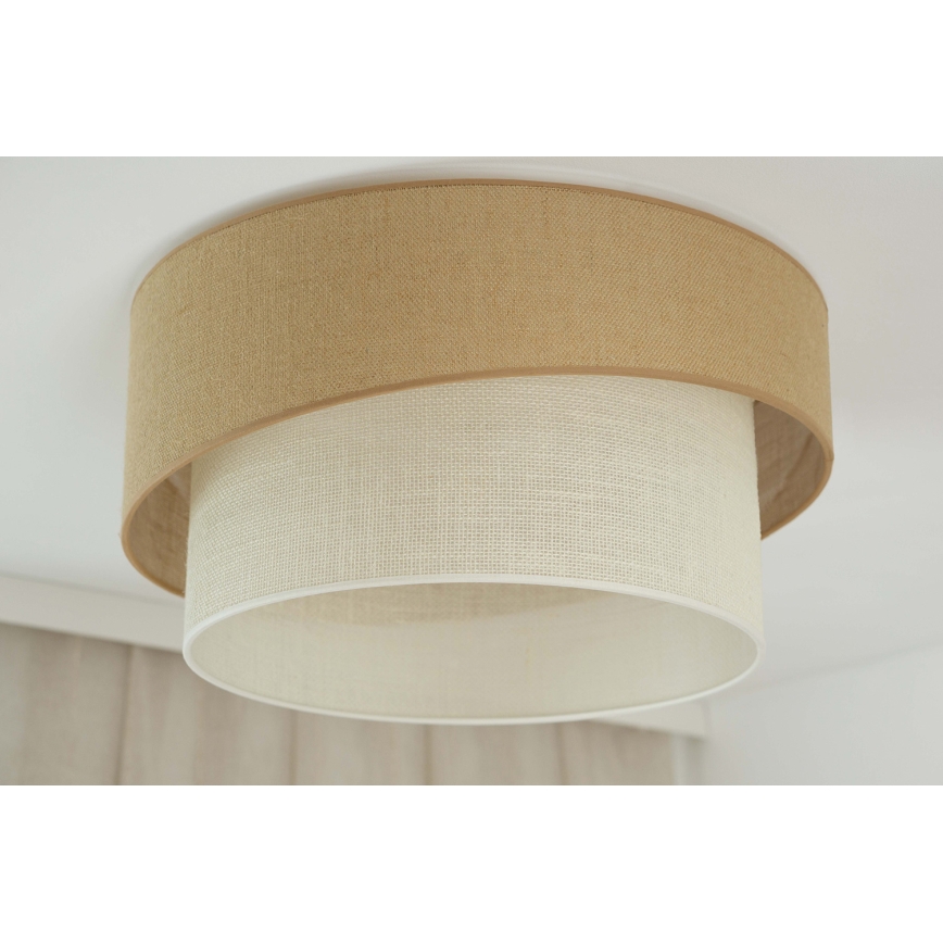 Brilagi - Griestu lampa SHINE 1xE27/15W/230V d. 50 cm bēša/krēmkrāsa