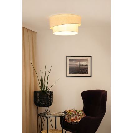 Brilagi - Griestu lampa SHINE 1xE27/15W/230V d. 50 cm krēmkrāsa