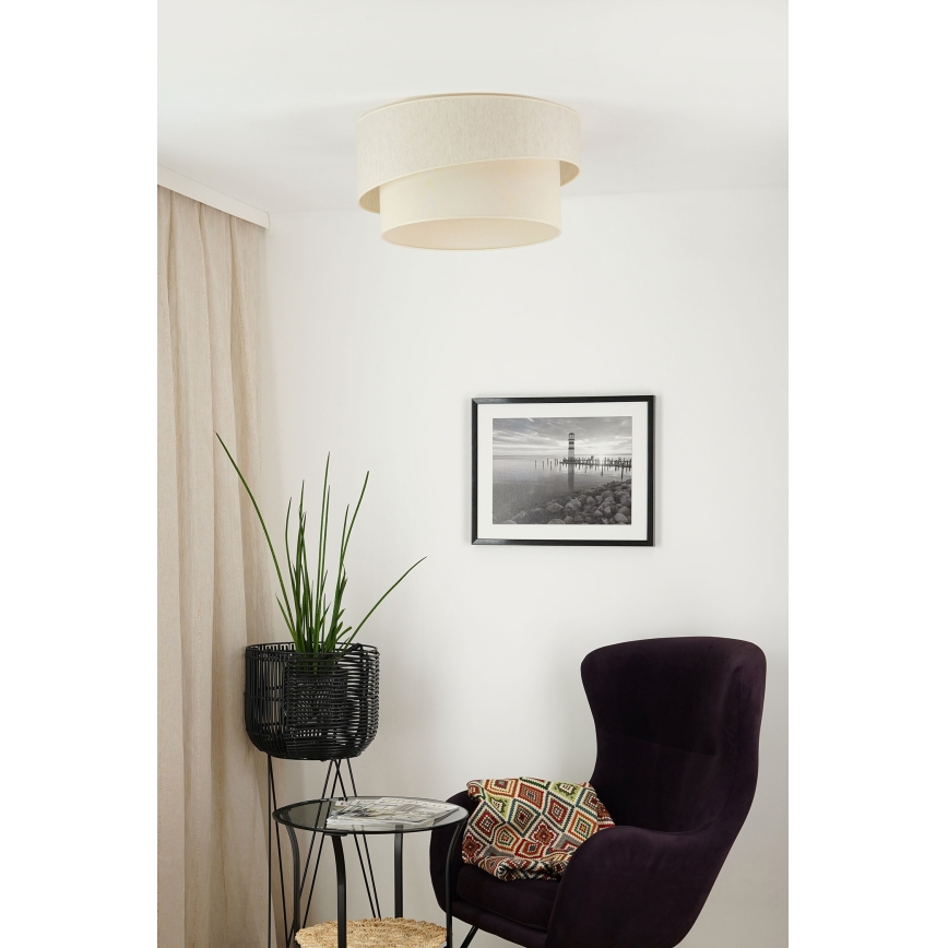Brilagi - Griestu lampa SHINE 1xE27/15W/230V d. 50 cm krēmkrāsa