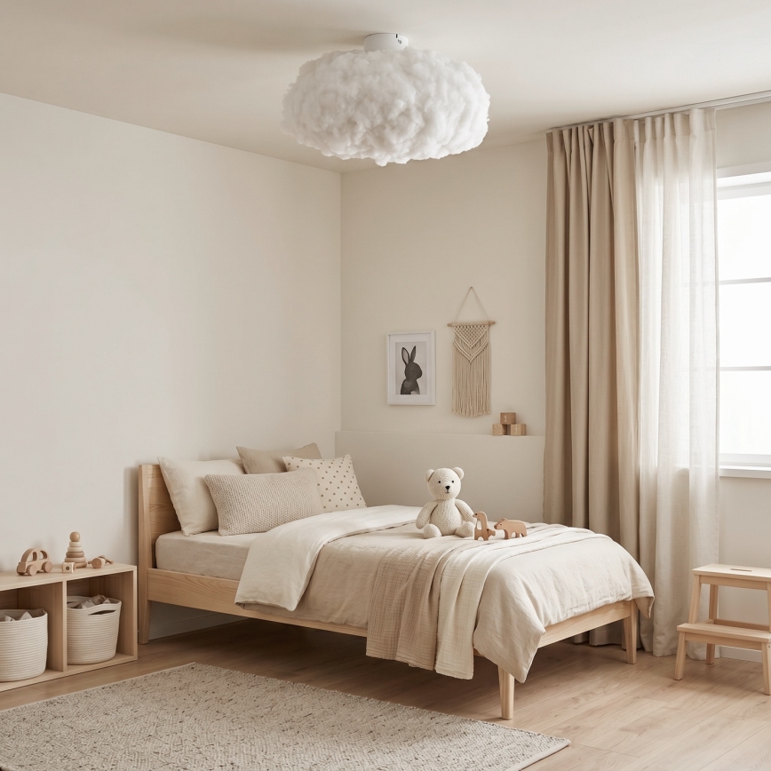Brilagi - Griestu lampa SOLEAIR 1xE27/40W/230V Ø 45 cm balta