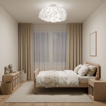Brilagi - Griestu lampa SOLEAIR 1xE27/40W/230V Ø 45 cm balta