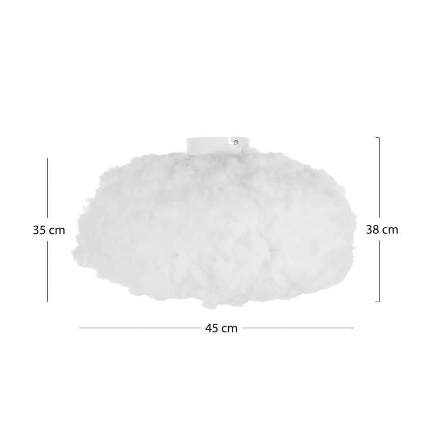 Brilagi - Griestu lampa SOLEAIR 1xE27/40W/230V Ø 45 cm balta