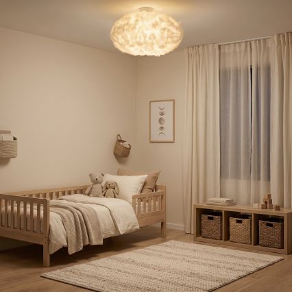 Brilagi - Griestu lampa SOLEAIR 2xE27/40W/230V diam. 60 cm balta